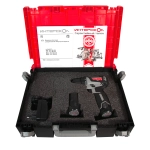 Бесщеточная профессиональная аккумуляторная дрель-шуруповерт ИНТЕРСКОЛ ДА-10/12В 38 МиниМАКС - набор №1 (две батареи по 2,5 А∙ч, систейнер МультиБОКС 100)