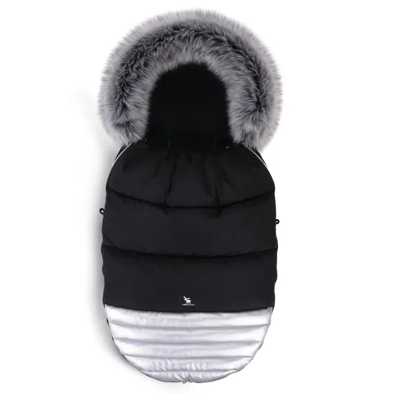 Зимний конверт CottonMoose Moose Footmuff Shine Silver