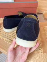 Лоферы Loro Piana Summer Walk с мехом