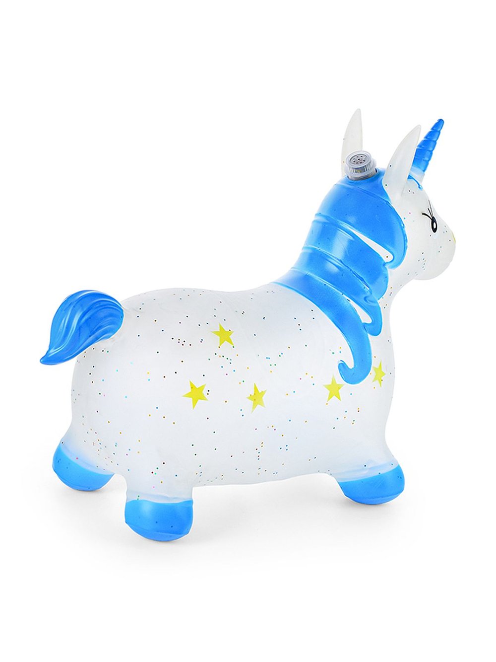 Прыгун Лошадка со светом и звуком цвет синий (00-2040-2)