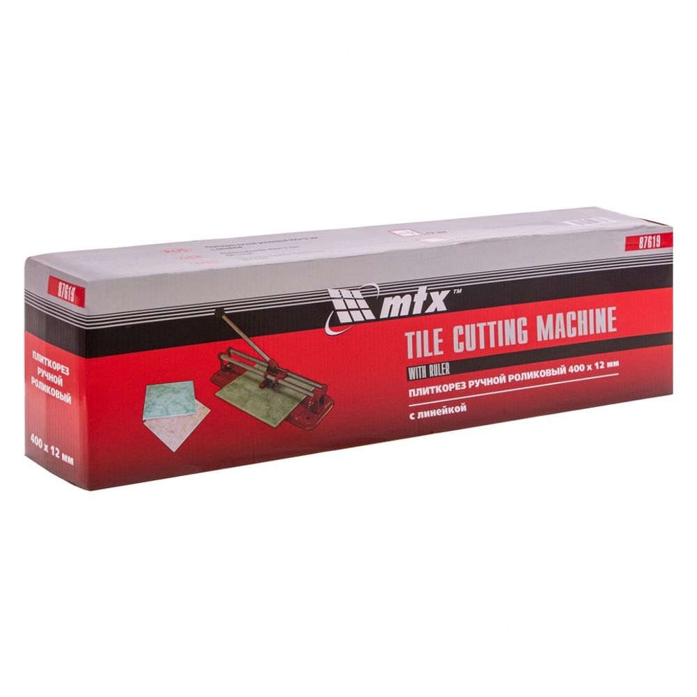 87619 Плиткорез 400 х 12 мм MTX