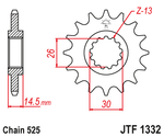 Звезда JTF1332.14