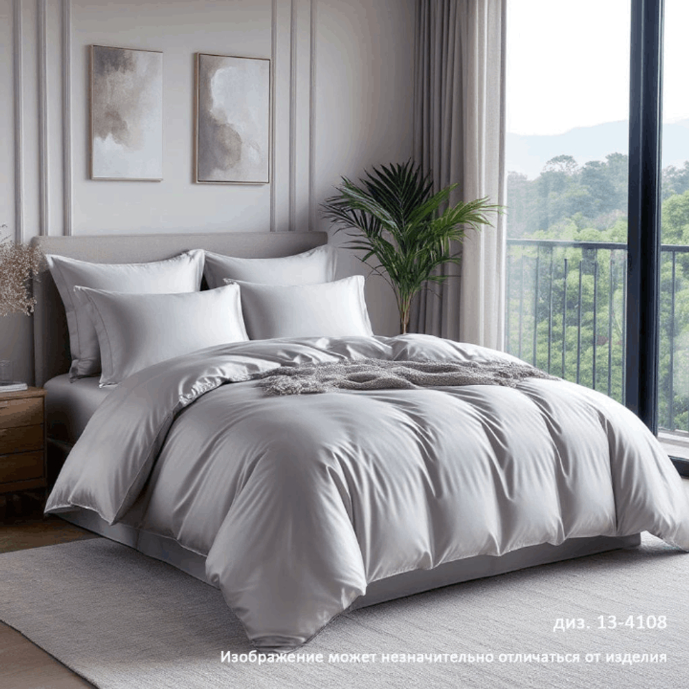 КПБ 2 сп с простыней на рез. 180х200 САТИН "С9"