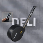 Рулетка "Home Series Black" Deli HT8519 5мх19мм (Эксклюзивный дизайн, корпус из софттач пластика, противоскользящая резиновая вставка, подарочная упаковка)