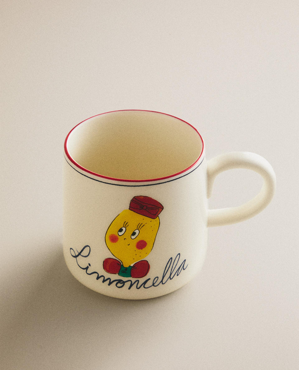 Zara Home кружка из фарфора, цвет разноцветный, 13 см