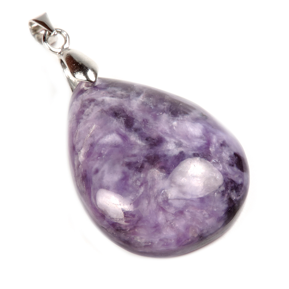 Кулон "Капля №6" чароит