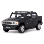 Модель ин. мет. "Hummer H2 Pickup" 12см. черный, матов. коробка HUM2PICKUP-12MAT-BK(Технопарк)