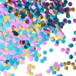 Латексный шар с мелким разноцветным конфетти, 36 см