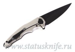 Нож Hoback OneSam Ti CPM-20CV DLC Black Camping Graphicфотография - 4