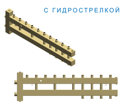 Коллектор котельной разводки