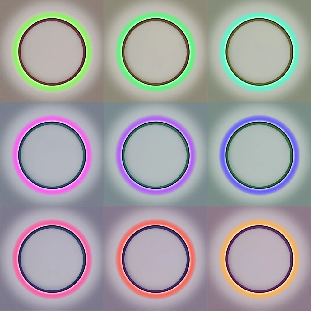 Citilux ETALON CL750321R LED RGB Светильник с пультом Чёрный+Золото