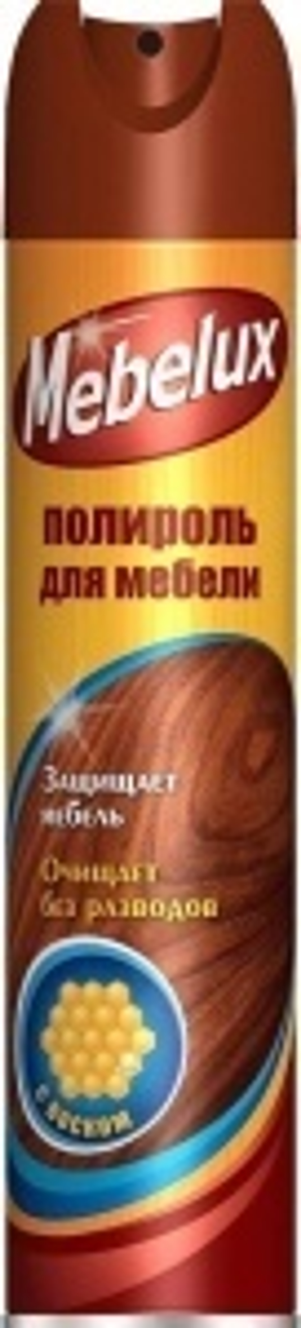 Полироль с воском Mebelux 300 мл.