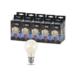 Лампа светодиодная ЭРА F-LED A60-13W-840-E27 13Вт филамент груша нейтральный белый свет E27 | 