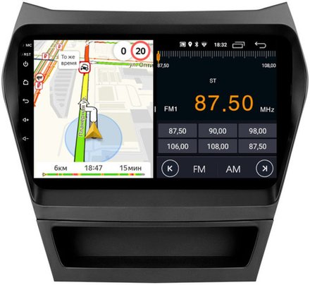 Магнитола для Hyundai Santa Fe 2012-2018 - Parafar PF209LUX2FHD на Android 13, 8-ядер, 2Гб+32Гб, CarPlay, 4G SIM-слот
