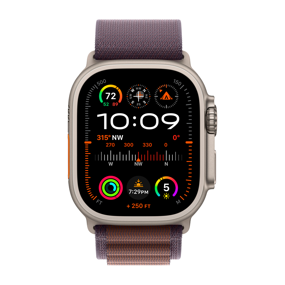 Умные часы Apple Watch Ultra 2 GPS + Cellular, 49mm, Alpine Loop L, Indigo (Индиго)