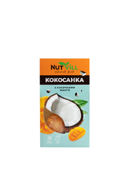 Печенье "Кокосанка" с кусочками манго, без глютена 105 гр (Нутвил)
