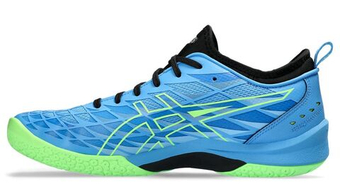 Мужские кроссовки для бадминтона/сквоша Asics Blast FF 3 - waterscape/lime burst