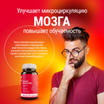 Витаминный комплекс для работы мозга и умственной активности триптофан, тианин, глицин, гинкго"СмартУм (SmartUm)" BRAIN BOOSTER