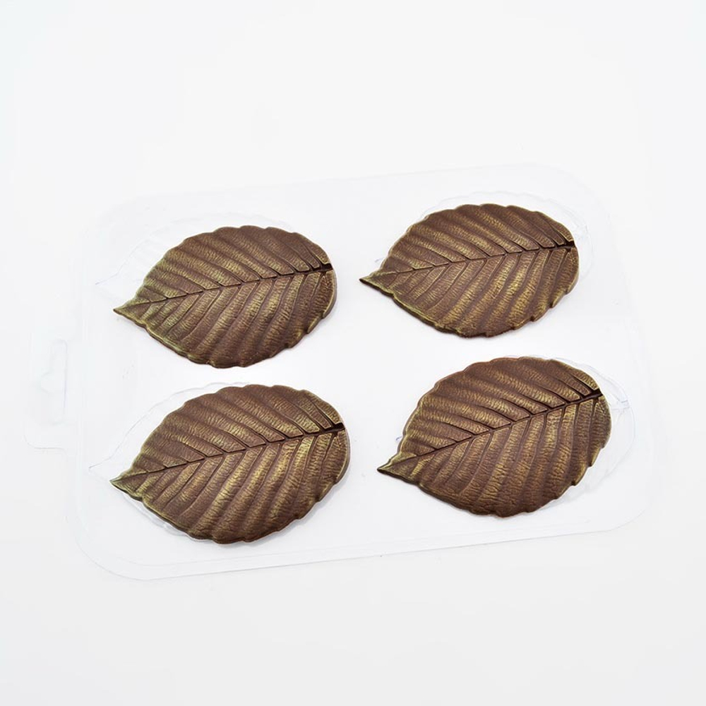 Пластиковая форма для шоколада "Листья"