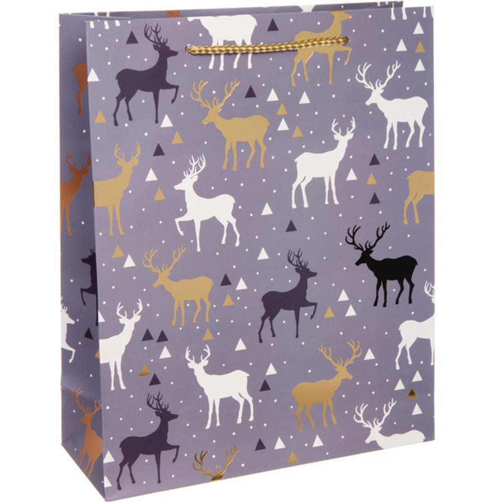 Пакет подарочный «Новогодний стиль» 26*32*10 см