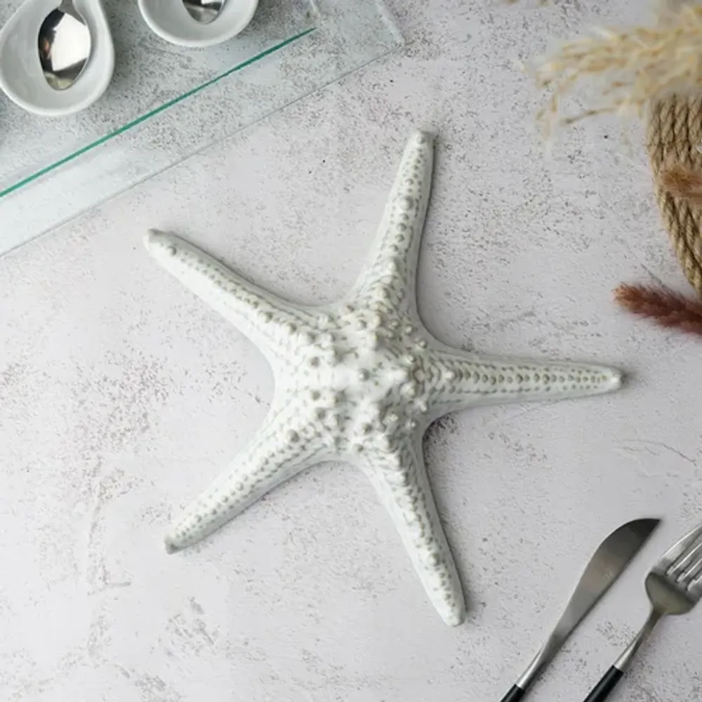 Блюдо для подачи 24 см h6 см Звезда Gray Starfish Frutti di Mare P.L. [1]