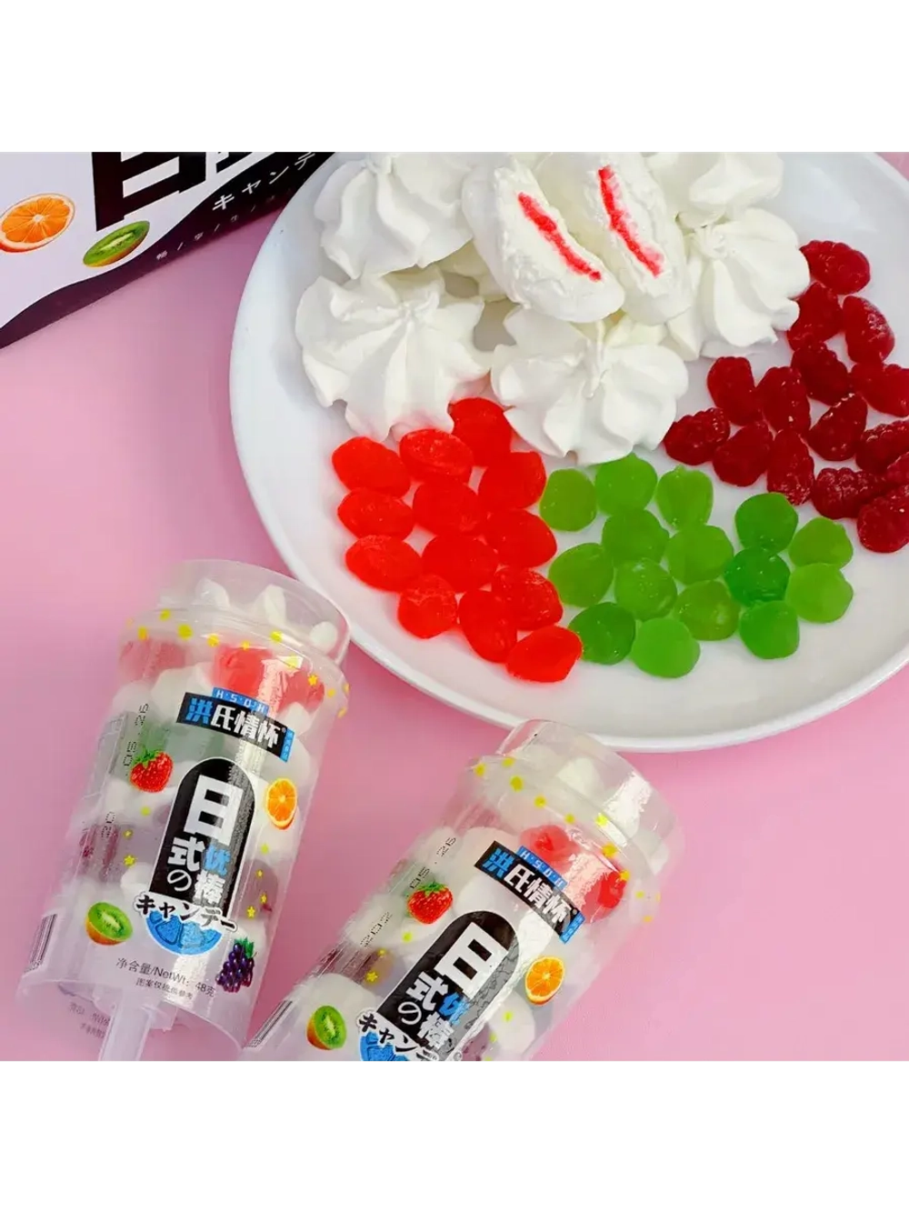 Маршмеллоу фруктовое мороженое на палочке 48 г * 12 шт