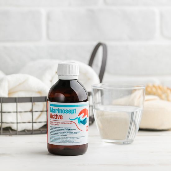Мариносепт, лечебный бальзам для полости рта