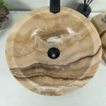 Раковина из оникса Bowl Yellow BO-64398 40*40*15 0196
