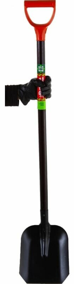 Лопата совковая с лакированным деревянным черенком 123 см белцентромаш 0918-Ч