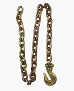 WDK-0301 Тяговая цепь с крюком. Длина 1.3 м, усилие 6 тонн