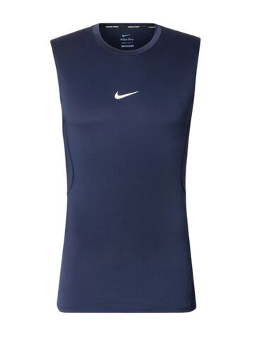 Компрессионная одежда Nike Pro Dri-Fit Tight Sleeveless Fitness - obsidian/white