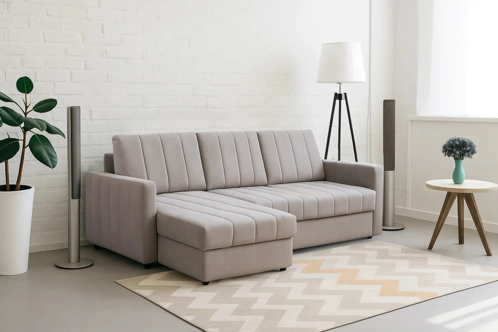 Угловой диван-кровать "Ларио" СТАНДАРТ независимый пружинный блок(универсальный угол)