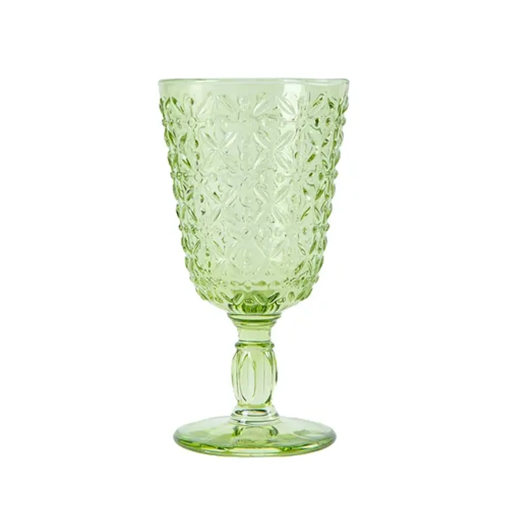 Бокал для вина 280 мл зеленый d 8 см h15,5 см Green Glass P.L. - BarWare [6]
