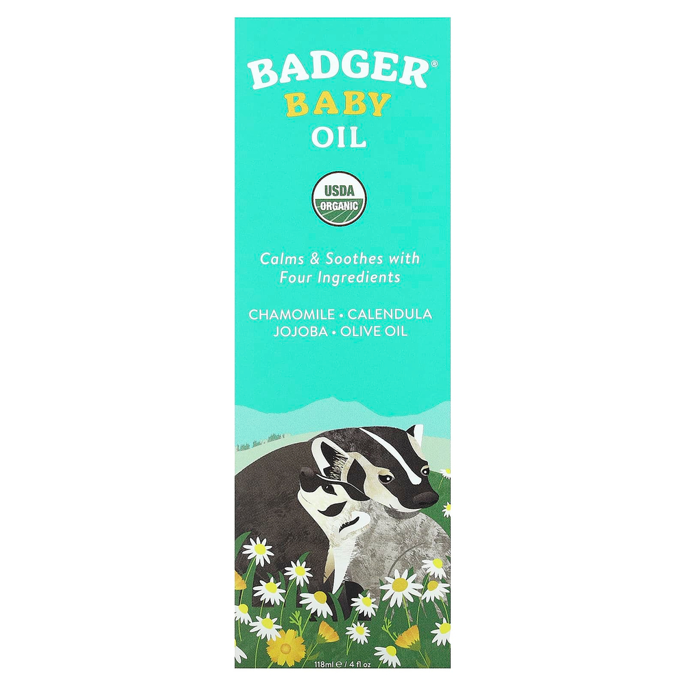 Badger, детское масло, 118 мл (4 жидк. унции)