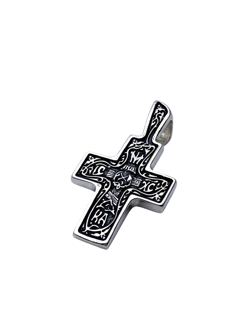 Крест из серебра/Чернение