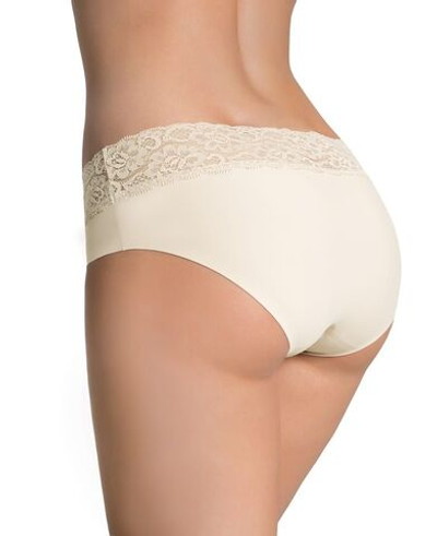 Женские трусики с кружевом Hipster (Размер: XL) (Цвет: телесный)