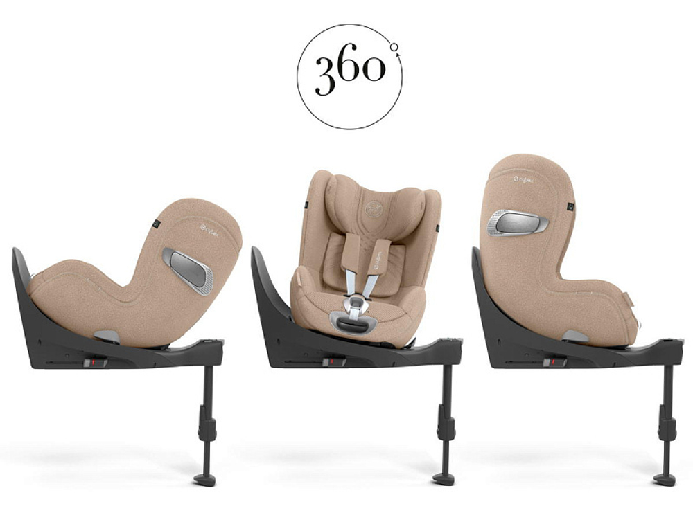 Автокресло Cybex Sirona T i-Size с базой isofix Base T Cozy Beige Plus
