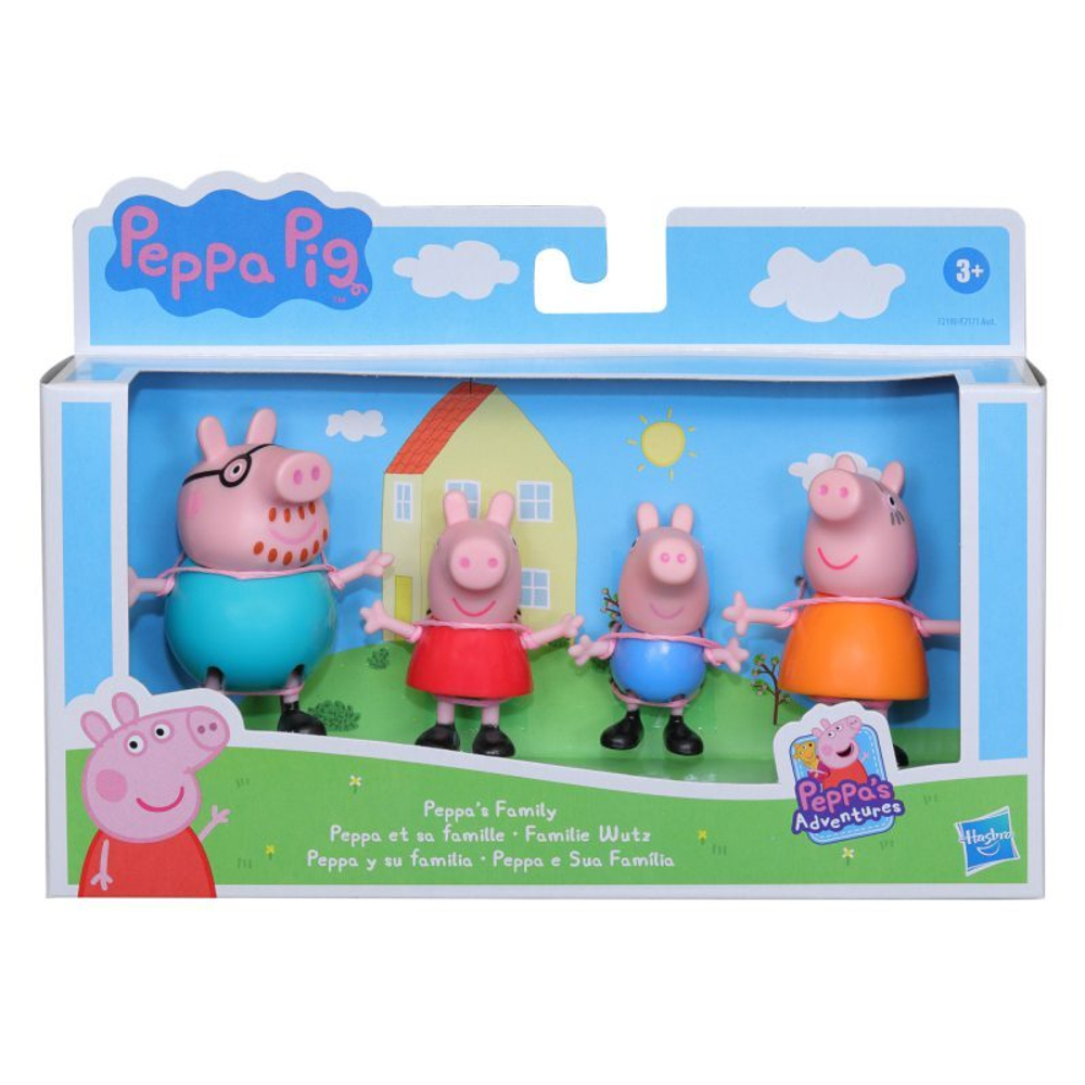 Hasbro Peppa Pig - Набор фигурок Peppa Family 4-pack F2190