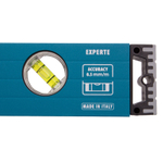 Уровень алюминиевый, 600 мм, усиленный с ударопрочными заглушками, рукоятки, 3 глазка Gross