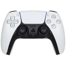 Геймпад беспроводной/проводной Sony PlayStation DualSense basic белый [для Android, iOS, PC, PlayStation 5, подключение - USB Type-C, Bluetooth, виброотдача, питание от USB, от аккумулятора]