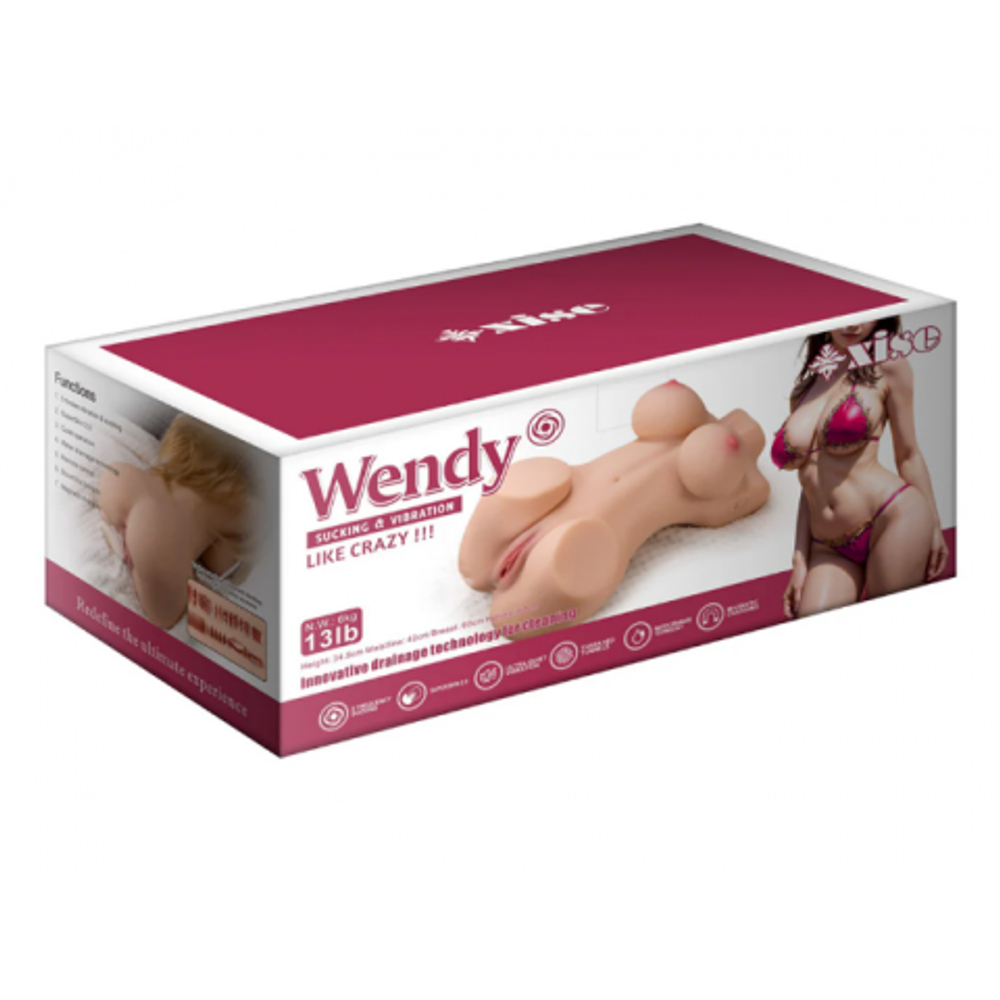 Сексуальное женское тело с двойным входом для мастурбации Wendy