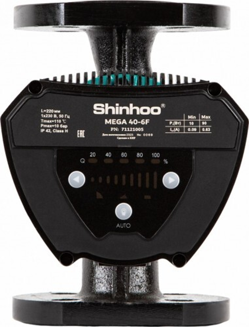 Насос циркуляционный SHINHOO MEGA 40-6F 71121005