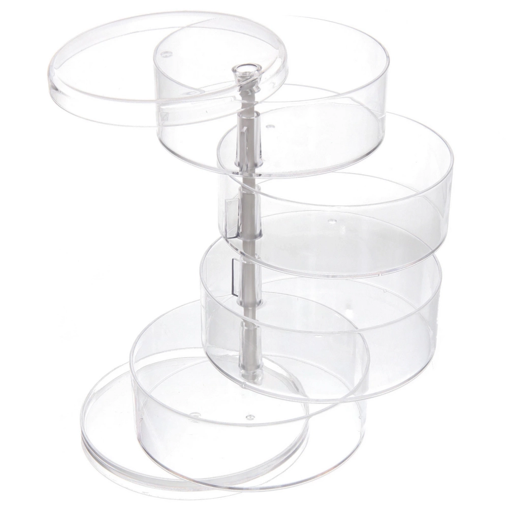 Органайзер для хранения «МАРЦИПАН», прозрачный, четыре отделения, 17.5*11.5 (упаковка коробка)