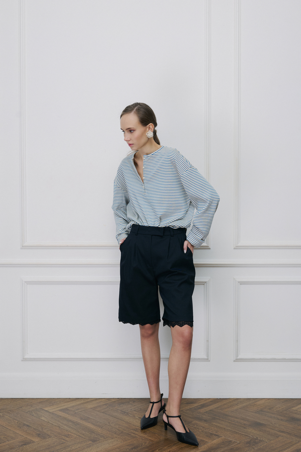 Лонслив Хенли в полоску