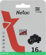 Карта памяти Netac P500 Eco MicroSDHC 16GB U1/C10 (NT02P500ECO-016G-S)