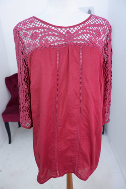 Блузка красивая, в стиле бохо, визуально на 50 размер