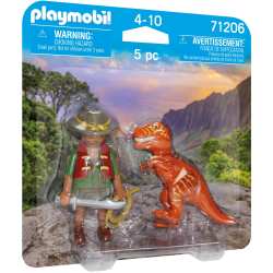 Игровой набор Playmobil 71206 «Следопыт с тираннозавром» 71206 — фото 1