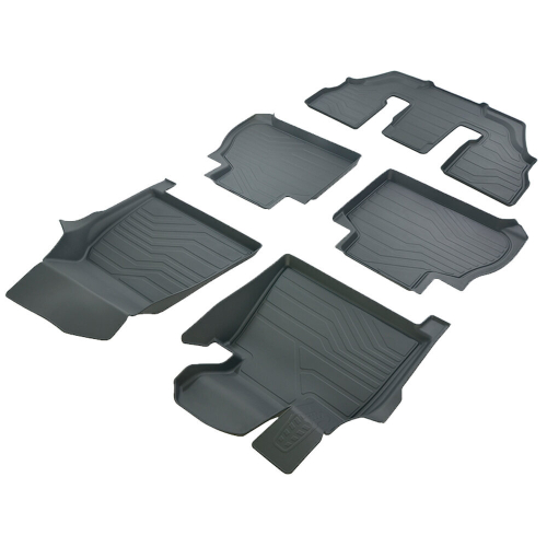 Коврики резиновые в салон 3D LUX для BMW X7 G07 6 SEATS (2018-) SRTK.3D.BM.X.7.6S.18G.08X06