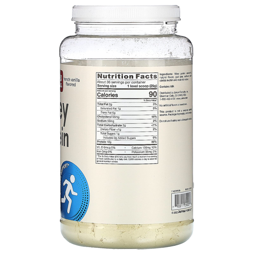 Jarrow Formulas, Сывороточный белок, французская ваниль, 908 г (2 фунта)