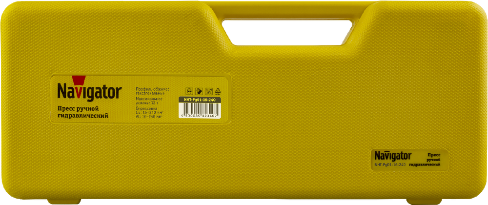 Пресс гидравлический Navigator 82 340 NHT-Pg01-16-240 (ручной, 16-240 мм2)